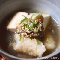 舞茸と豆腐の中華スープ
