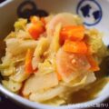 【大根・人参・キャベツ・鮭フレークの煮物】簡単料理と献立