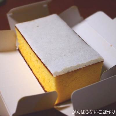 文明堂のカステラ 栗の中身