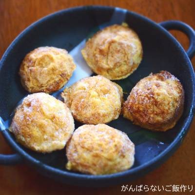 器にあけた冷凍のたこ昌 明石焼
