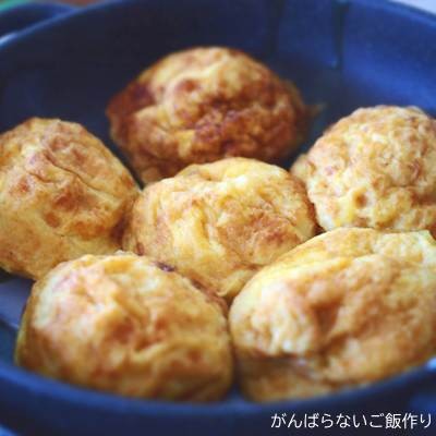 レンジで加熱したたこ昌の明石焼