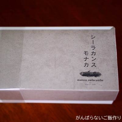 シーラカンスモナカ 外箱