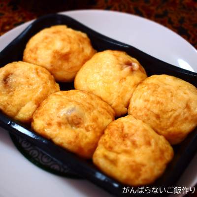 レンジで温めた十三味の明石玉