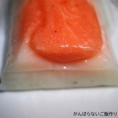 開封した木村蒲鉾のめんたいまくら